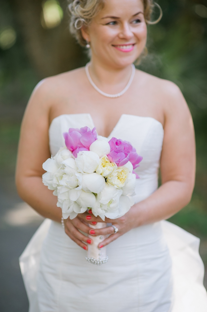 Bald Head Island Pink and Navy Wedding via TheELD.com