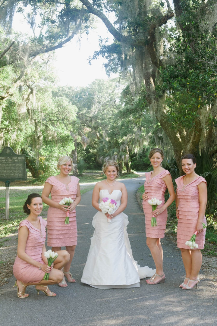Bald Head Island Pink and Navy Wedding via TheELD.com