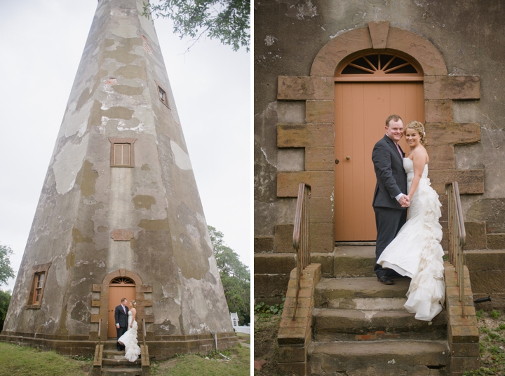 Bald Head Island Pink and Navy Wedding via TheELD.com