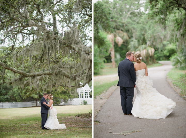 Bald Head Island Pink and Navy Wedding via TheELD.com