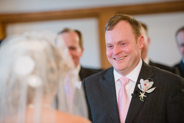 Bald Head Island Pink and Navy Wedding via TheELD.com