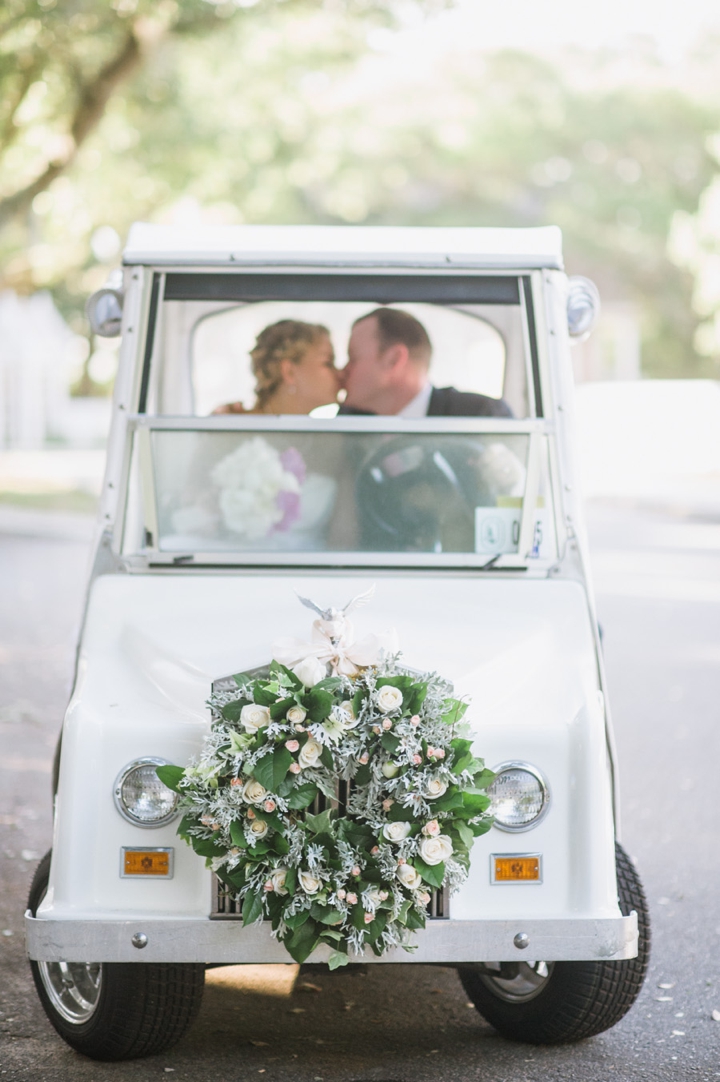 Bald Head Island Pink and Navy Wedding via TheELD.com