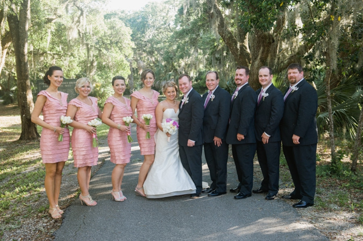 Bald Head Island Pink and Navy Wedding via TheELD.com