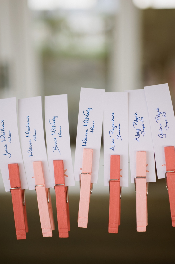 Bald Head Island Pink and Navy Wedding via TheELD.com