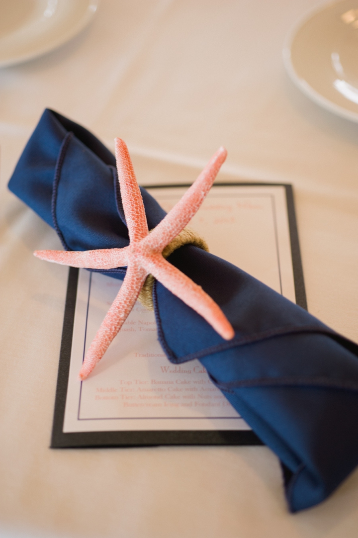 Bald Head Island Pink and Navy Wedding via TheELD.com