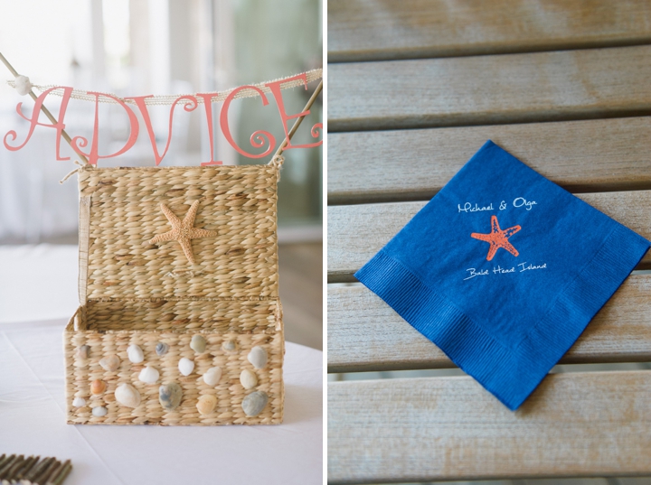 Bald Head Island Pink and Navy Wedding via TheELD.com