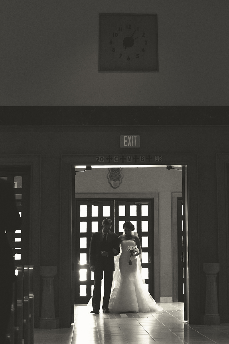 Classic Chic Black and White Florida Wedding via TheELD.com