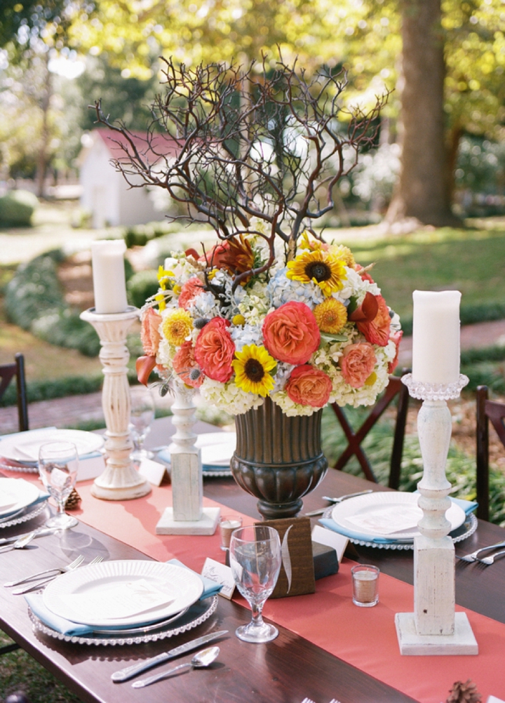 Colorful Fall Wedding Inspiration + Giving Thanks via TheELD.com