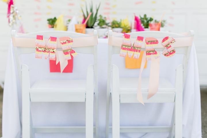 Eclectic Coral, Pink and Yellow Wedding Ideas via TheELD.com