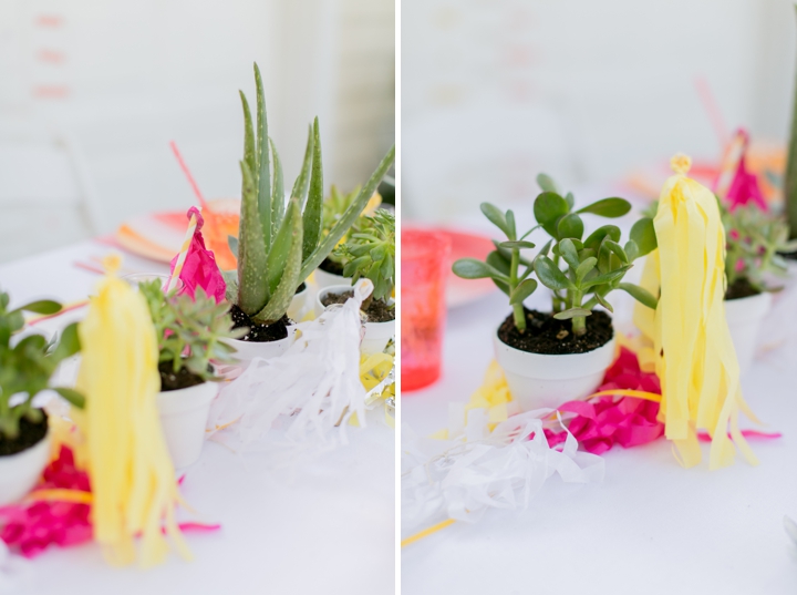 Eclectic Coral, Pink and Yellow Wedding Ideas via TheELD.com