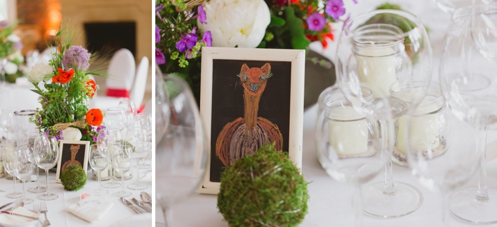 Eclectic Lavender and Red Wedding via TheELD.com