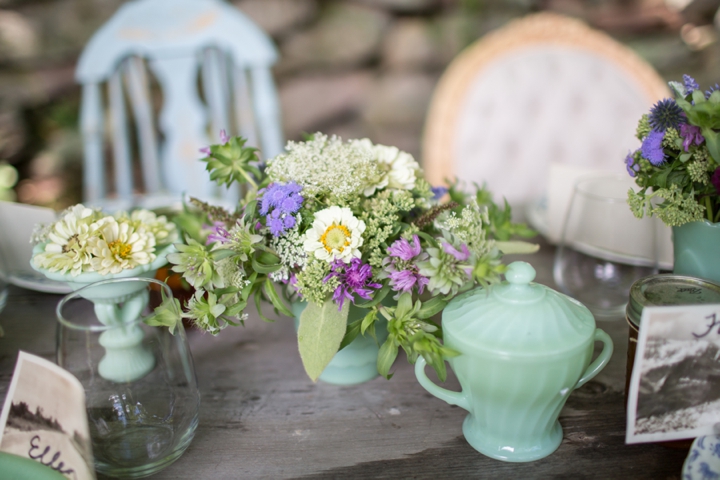 Eco Friendly Lavender and Mint Wedding Inspiration via TheELD.com