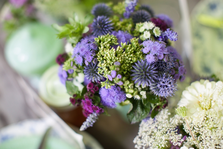 Eco Friendly Lavender and Mint Wedding Inspiration via TheELD.com