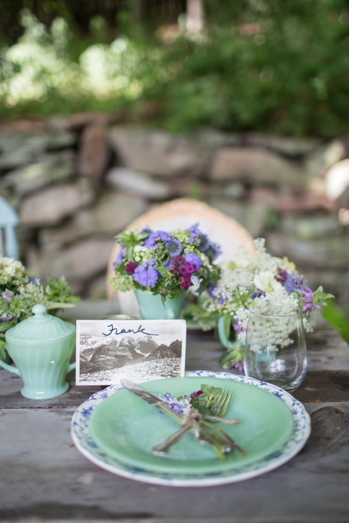 Eco Friendly Lavender and Mint Wedding Inspiration via TheELD.com