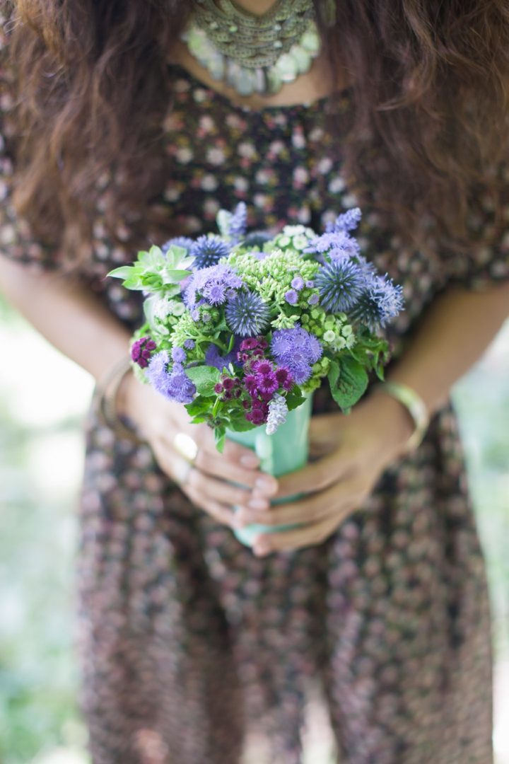 Eco Friendly Lavender and Mint Wedding Inspiration via TheELD.com