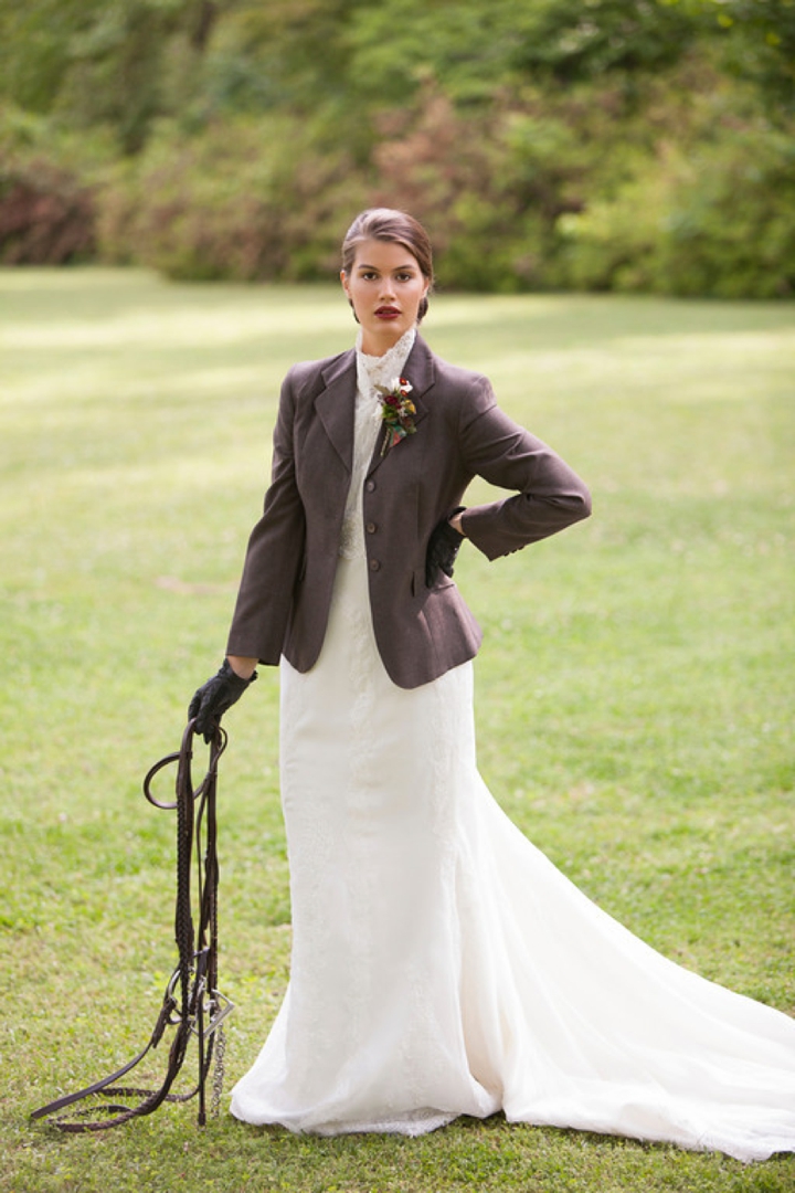 Elegant Equestrian Inspired Wedding Ideas via TheELD.com