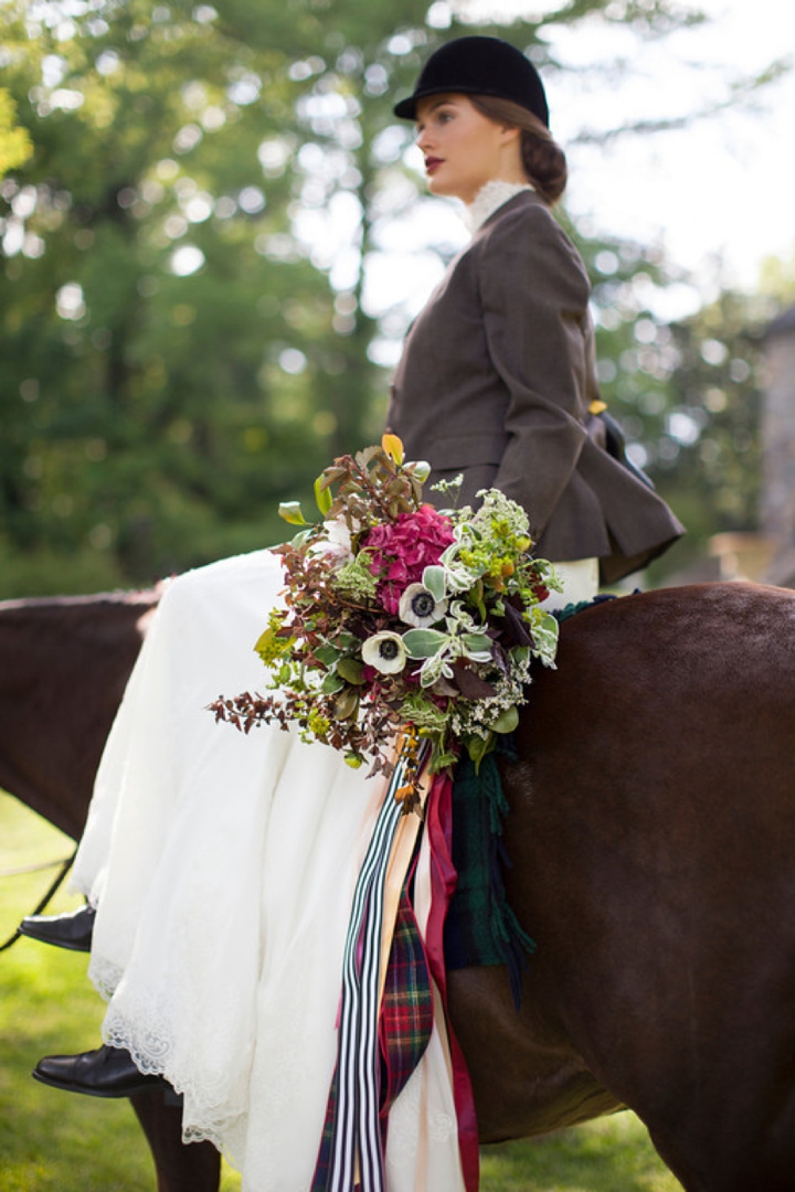 Elegant Equestrian Inspired Wedding Ideas via TheELD.com