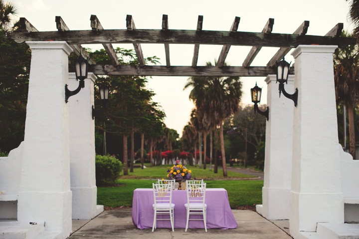 Elegant Lavender and Yellow Wedding Ideas via TheELD.com