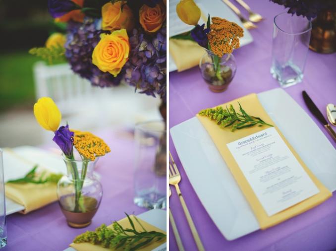 Elegant Lavender and Yellow Wedding Ideas Every Last Detail