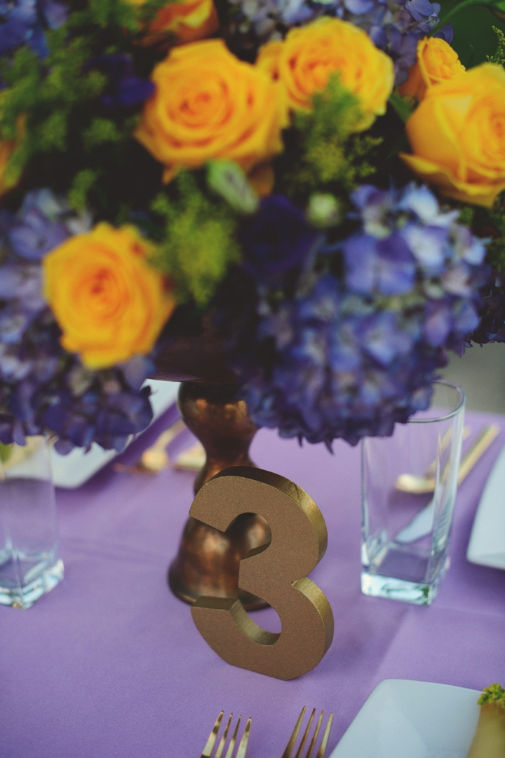 Elegant Lavender and Yellow Wedding Ideas via TheELD.com