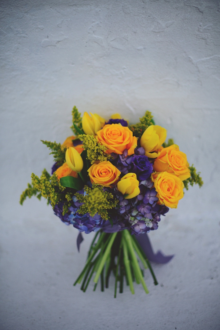 Elegant Lavender and Yellow Wedding Ideas via TheELD.com