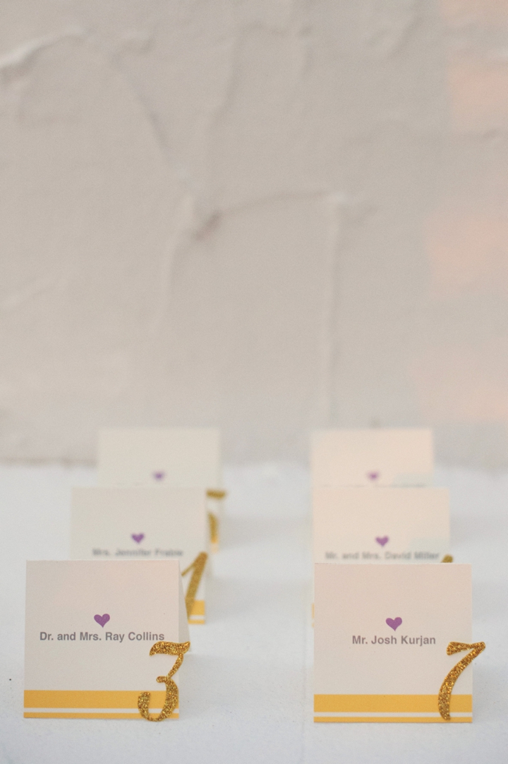 Elegant Lavender and Yellow Wedding Ideas via TheELD.com