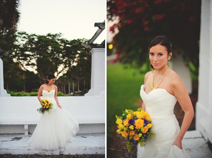 Elegant Lavender and Yellow Wedding Ideas via TheELD.com