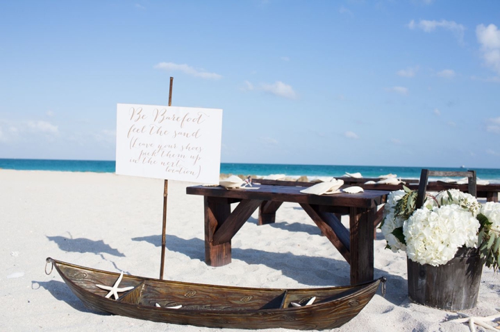 An Intimate Organic Beach Wedding via TheELD.com