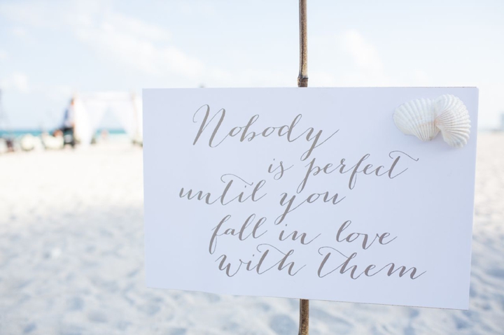 An Intimate Organic Beach Wedding via TheELD.com