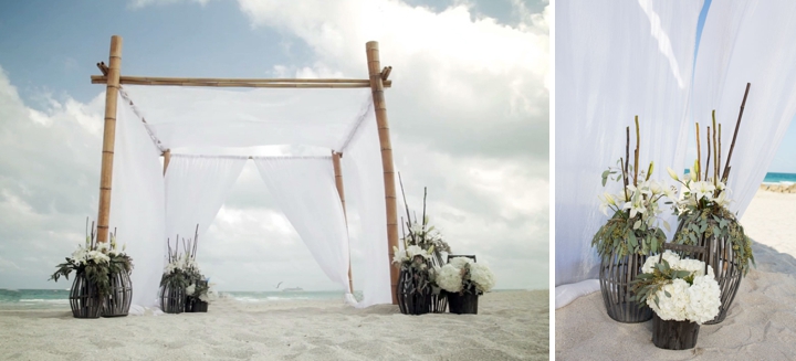 An Intimate Organic Beach Wedding via TheELD.com