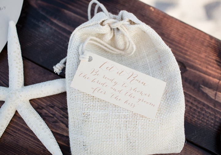 An Intimate Organic Beach Wedding via TheELD.com