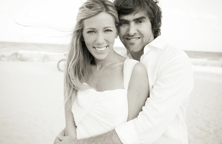 An Intimate Organic Beach Wedding via TheELD.com