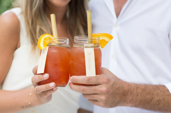 An Intimate Organic Beach Wedding via TheELD.com