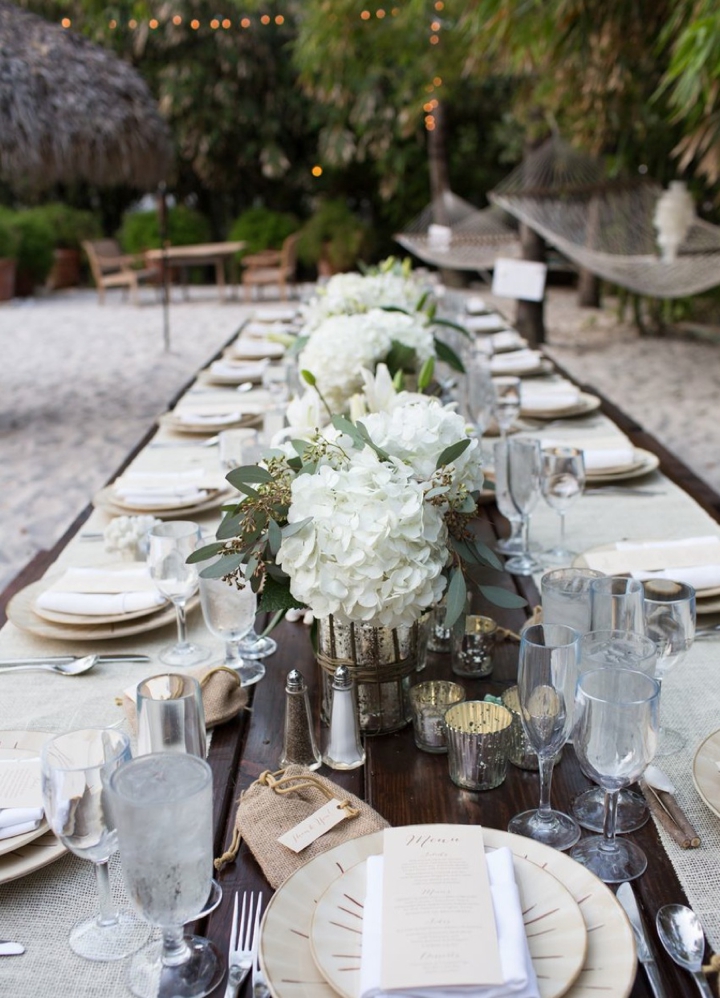 An Intimate Organic Beach Wedding via TheELD.com