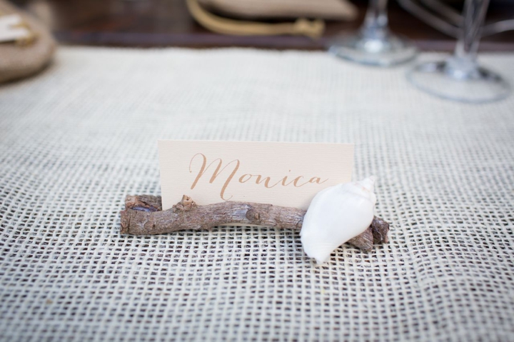 An Intimate Organic Beach Wedding via TheELD.com