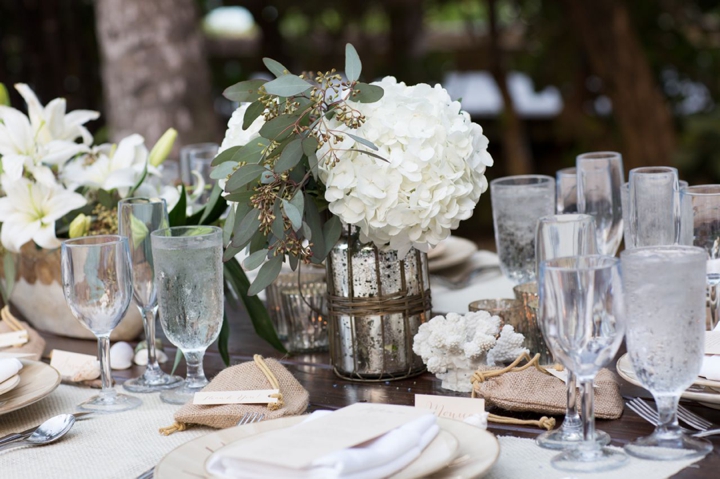 An Intimate Organic Beach Wedding via TheELD.com