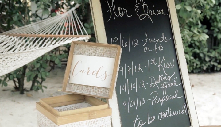 An Intimate Organic Beach Wedding via TheELD.com