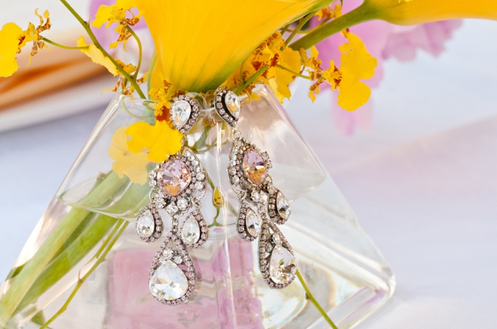 Modern Pink and Yellow Wedding Ideas via TheELD.com