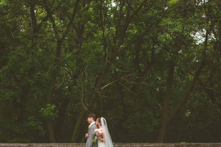 A Yellow and Peach Minnesota Farm Wedding via TheELD.com