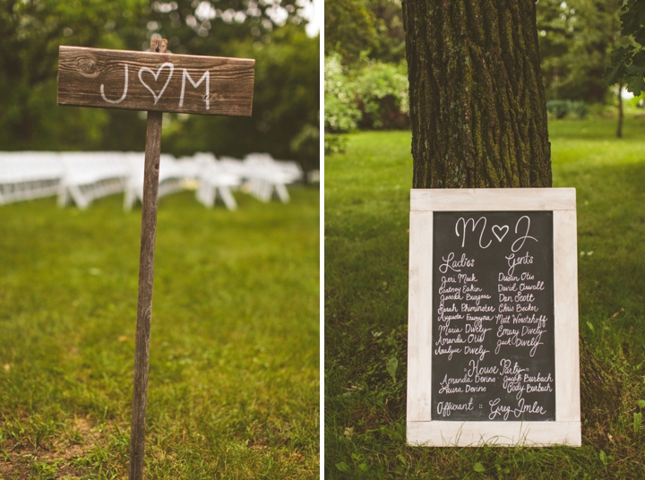 A Yellow and Peach Minnesota Farm Wedding via TheELD.com