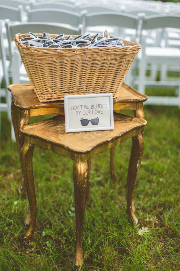 A Yellow and Peach Minnesota Farm Wedding via TheELD.com