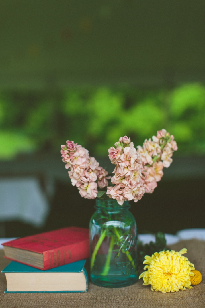 A Yellow and Peach Minnesota Farm Wedding via TheELD.com