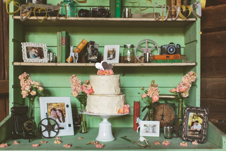 A Yellow and Peach Minnesota Farm Wedding via TheELD.com