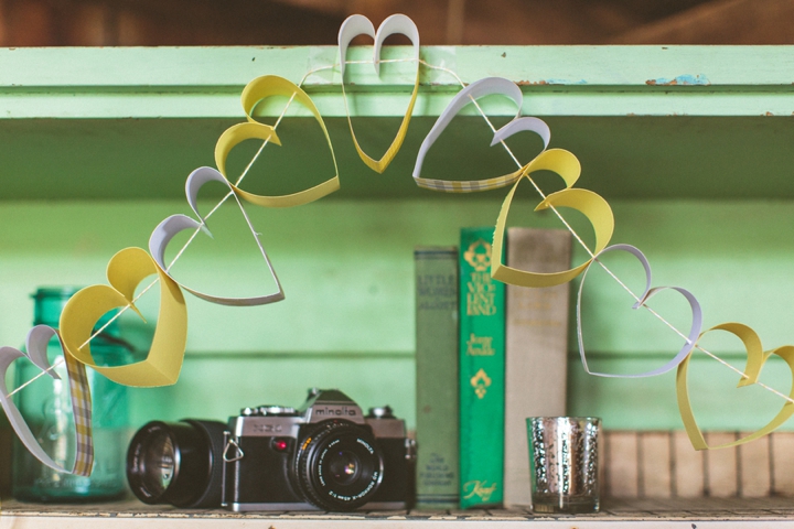 A Yellow and Peach Minnesota Farm Wedding via TheELD.com