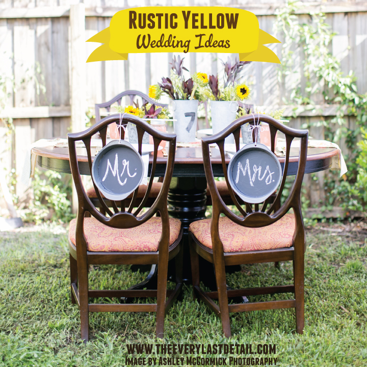 Rustic Pink, Sage, and Yellow Wedding Ideas via TheELD.com