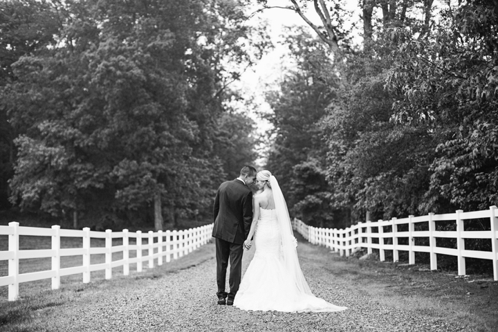 An Elegant Blush and Gray Barn Wedding via TheELD.com