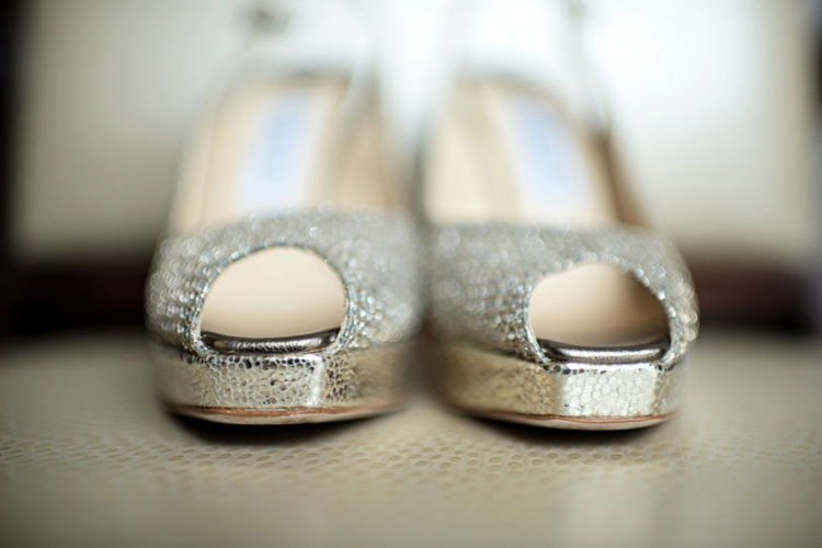 Chic Classic Silver and White Wedding via TheELD.com