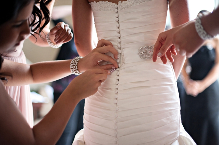 Chic Classic Silver and White Wedding via TheELD.com