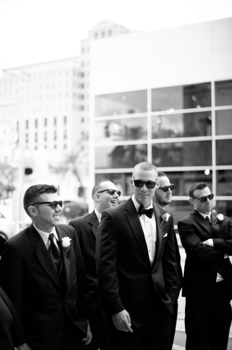 Chic Classic Silver and White Wedding via TheELD.com