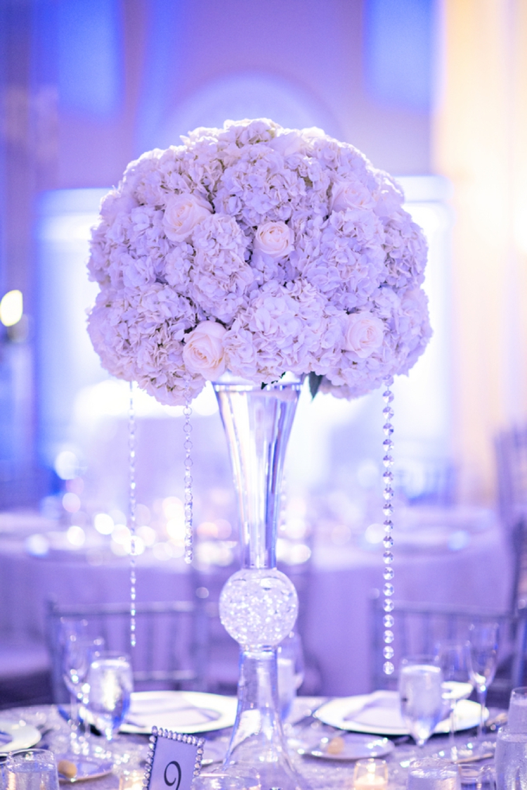 Chic Classic Silver and White Wedding via TheELD.com